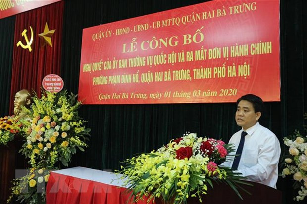 Ra mắt đơn vị hành chính cấp xã thuộc TP Hà Nội